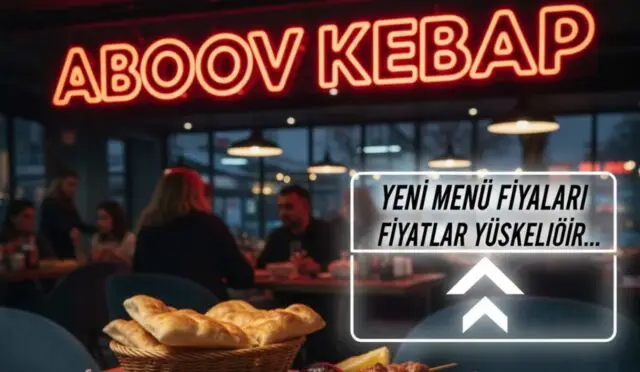 Abooov Kebap menü fiyat listesi
