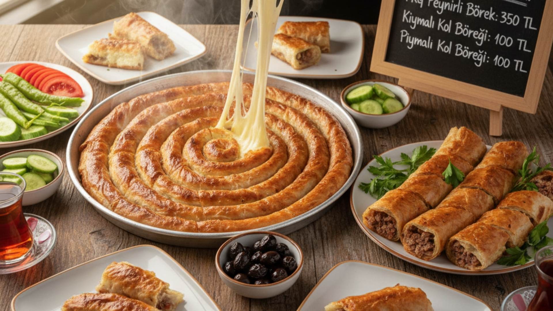 Bülent Börekçilik Menü fiyat listesi 2025