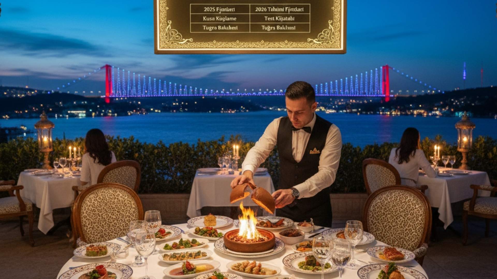 Çırağan Palace Kempinski Menü fiyat listesi nedir
