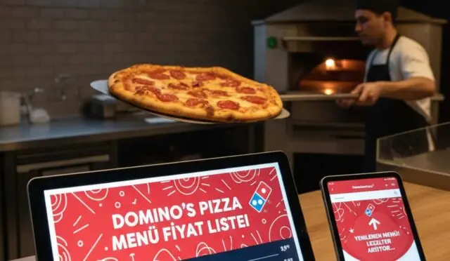 Dominos pizza menü fiyat listesi