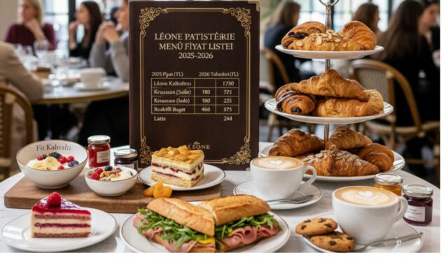 Leone Patisserie menü fiyat listesi