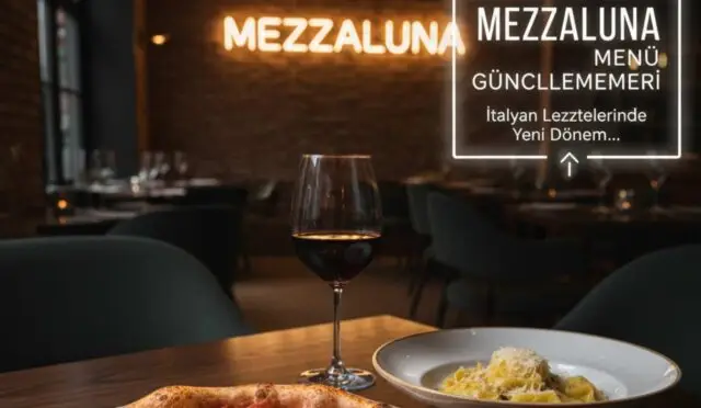 Mezzaluna menü fiyat listesi