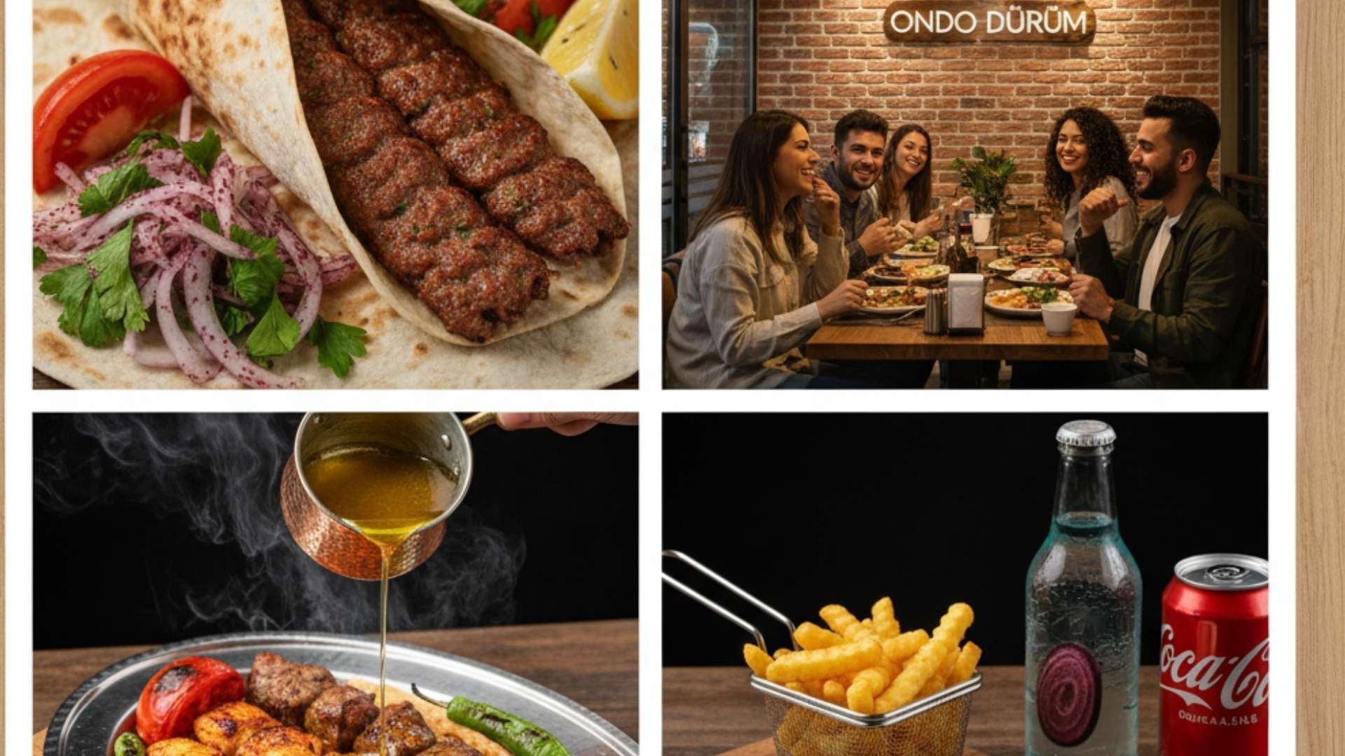 Ondo Dürüm Menü fiyat listesi