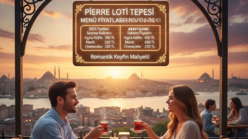 Pierre Loti Tepesi Menü Fiyat Listesi