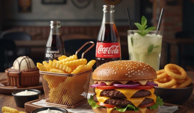 Saloon Burger menü fiyat listesi