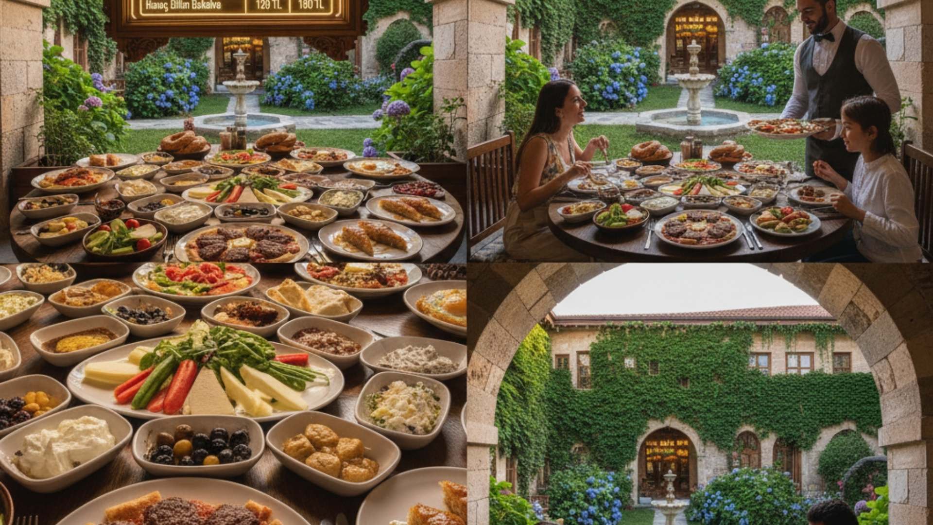 Sümbüllü Bahçe Konağı Menü fiyat listesi nedir 