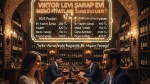 Viktor Levi Şarap Evi menü fiyat listesi