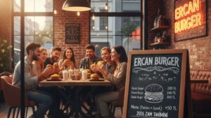 Ercan Burger Menü Fiyat Listesi