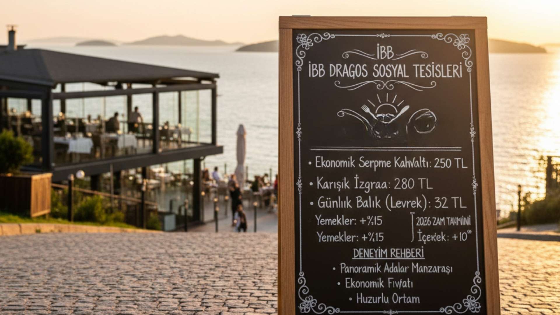 İBB Dragos Sosyal Tesisleri menü fiyat listesi 