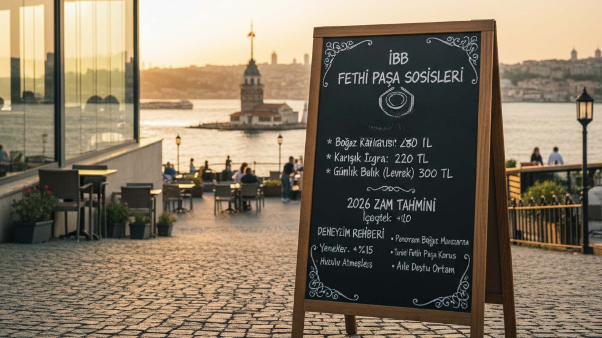 İBB Fethi Paşa Sosyal Tesisleri menü fiyat listesi